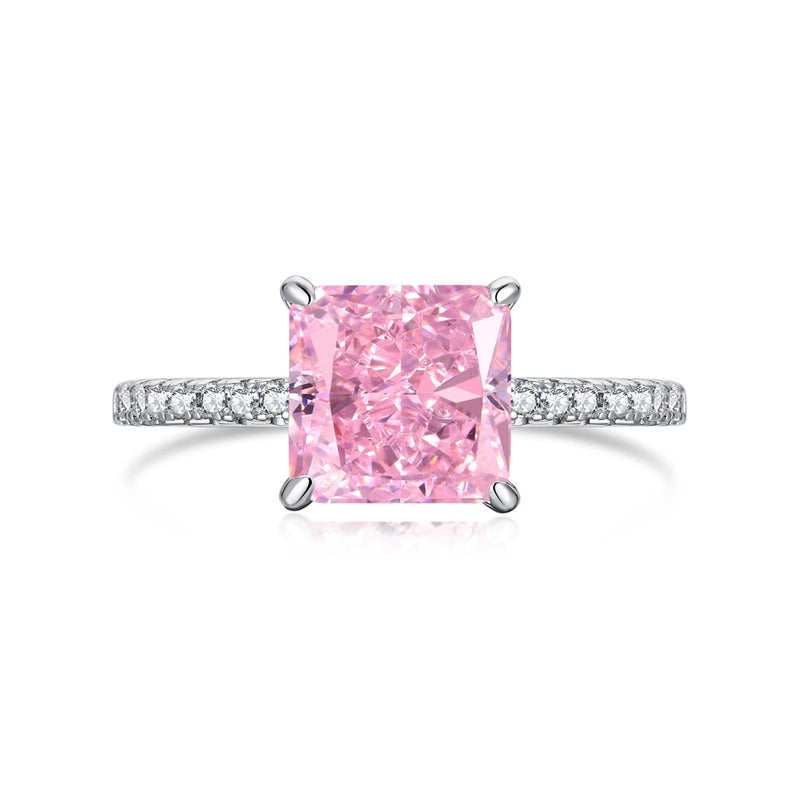 ENGRAVE ME: 4.0 CT RADIANT LAMOUR - ROSE